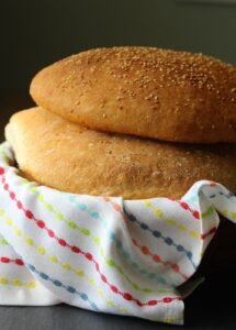 Moroccan bread baked in a pan Img
